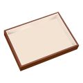 Portable Small Size Wood Grain Jewelry Tray Walnut Wood Large Capacity Jewelry Storage Drawer Stackable Simple Design Wooden Jewelry Box Jewelry Packaging. 