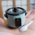 1/6 Rice Cooker Model Dollhouse Miniature Kitchen Appliances for Barbies Doll Food Accessories. 