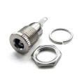 5.5 mm x 2.1mm DC Power Jack Socket Female Panel Mount Connector metal 5.5*2.1 DC099. 