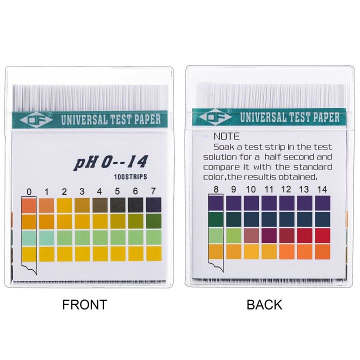 Ph Test Strips Ph 0-14 Test Paper Litmus For Test Body Acid Alkaline Ph ...