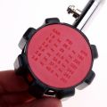 【Red】 Tire Pressure Gauge Tyre Air Table Tester Meter Bar kg/cm2 0-100 PSI Auto Vehicle Car. 