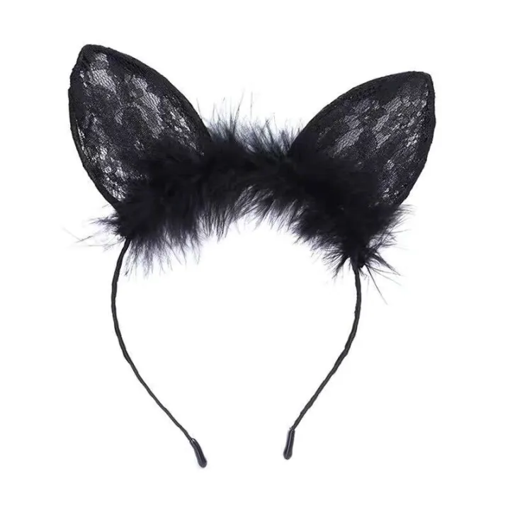 South%20Korea%20Cute%20Lace%20Cat%20Ears%20Headband%20Women's%20Net%20Red%20Headband%20Sexy%20Rabbit%20Ears%20Cos%20Makeup%20Hair%20Accessories%20Generation%204099%20-%20Image%206