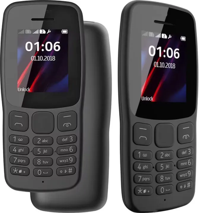 Nokia%20106%20Dual%20Sim%20With%20Warranty%20Feature%20Push%20button%20Phone%201.77"%20Display%20Battery%20Long%20Standby%20Flashlight%20Radio%20-%20Image%202
