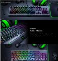 Razer BlackWidow Mechanical Keyboard 2019 Gaming Office 104 Keys RGB Green Switches Wired Keyboard Black. 