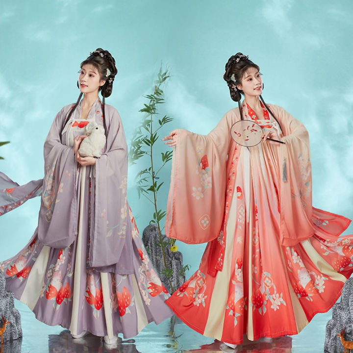 Curl Impatiens Original Women's Han Chinese Clothing Eat