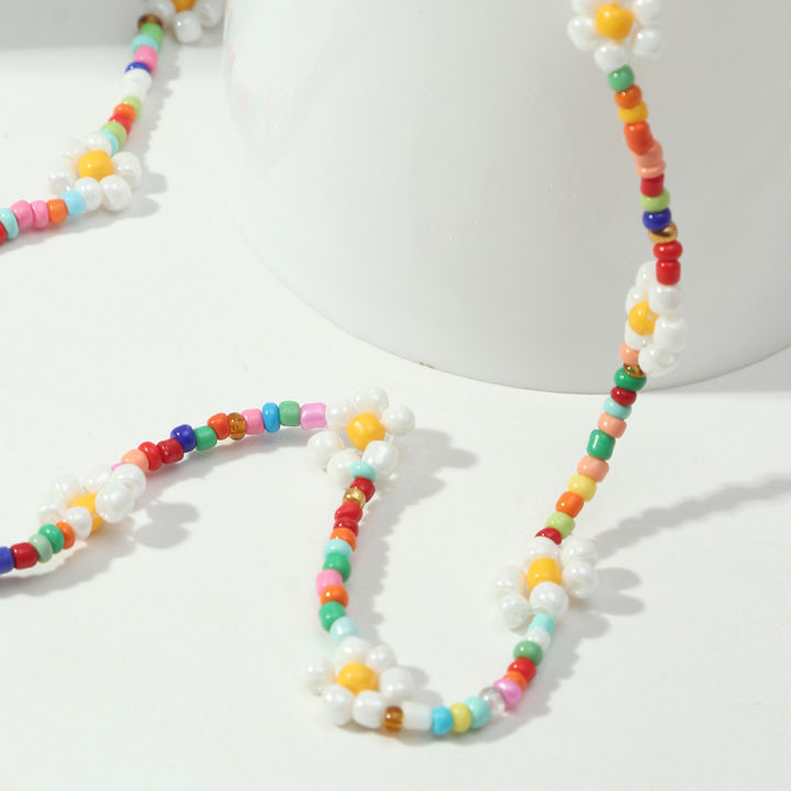 Necklace%20Ethnic%20Style%20Beaded%20Small%20Daisy%20Bohemian%20Handwoven%20Fashion%20Multi%20Color%20Necklace%20The%20Peach%20Lilac%20Jewelry%20Choker%20For%20Girls%20-%20Image%2010