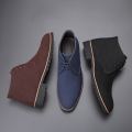 【ZIME】Shoes Man Spring New Fashion Casual Men Ankle Chelsea Boots Male Shoes Cow Suede Leather Slip On Motorcycle Man Bootgy6. 