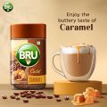 Bru Gold Caramel 55g | Flavoured Instant Coffee | Flavourful Twist to Your Everyday Coffee | Made with Freeze-Dried Coffee | Makes 40 cups | (FROM INDIA) SAB. 