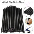 Black Colour Hot Melt Glue Sticks 20 Pcs(null). 