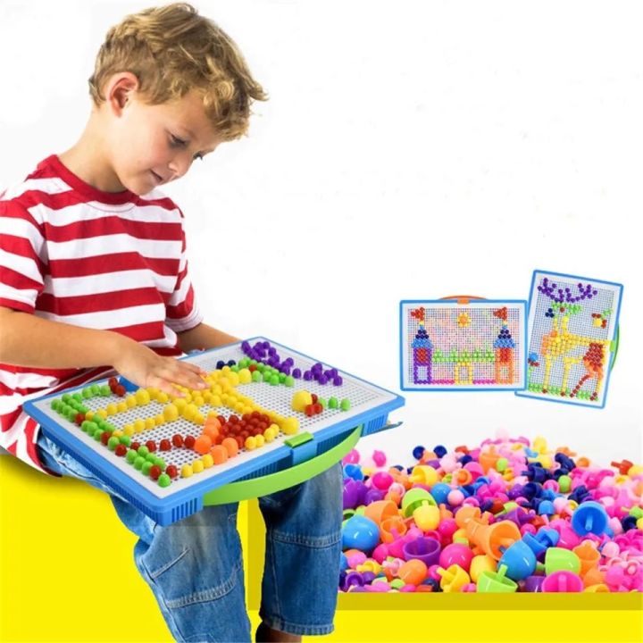 Creative%20Mosaic%20Toys%20Kit%20Mushroom%20Nails%20Peg%20Board%20Children%20Early%20Educational%20Puzzle%20Toys%20-%20Image%203