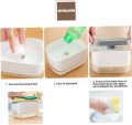 2 in 1 Kitchen Dish Wash Liquid Detergent Soap Dispenser Pump , Sponge Holder with Free Sponge. 