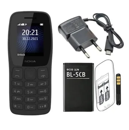 Nokia%20105%20Dual%20Sim%204th%20Edition%20Feature%20Phone%20With%20Warranty%20Feature%20Push%20button%20Phone%201.77"%20Display%20Battery%20Long%20Standby%20Flashlight%20Radio%20-%20Image%202
