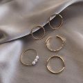 Fashion 5pcs/Set Rings Girl Accessories Party Gifts New 2025. 