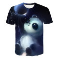 Fashion Cute Panda Animel 3d Printed Men Women Children Clothing Short Sleeve T-shirt Bamboo Shoots Theme Classic Tees Top Male. 