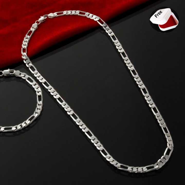 Modern hip pop chain necklace for men and women plated chain girls and boys chains gold and silver colours