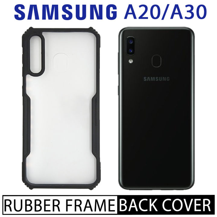 Mongo Samsung Galaxy A20 / A30 Soft Silicone TPU Case Extra Aly Outer Covering latest 2022 Design hardy edges Semi transparent cover bumper case For Samsung Galaxy A20 / A30 Daraz