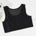 Women Breast Binder Tomboy Corset Trans Vest Side Buckle Short Top Binder Transboy Chest Tomboy Wrap Bandage Underwear. 