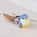 1Pc Mini fake birds artificial foam feathers mini birds home party wedding decor. 
