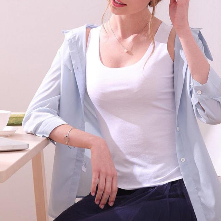 Women%20Vest%20T-shirt%20Summer%20Ice%20Silk%20Vest%20Women%20Undershirt%20Underwear%20All%20Match%20Casual%20Slim%20Tank%20Tops%20Stretchy%20Women%20Blouse%20Camis%20-%20Image%202