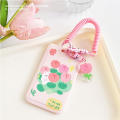 Plastics Key chain clip Convenient Small ferrule Elastic rope clip for Students Office workers School Bus commute Meal card protection. 