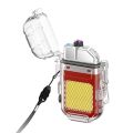 Electronic Rechargeable Lighter, Electric Arc Lighter, Electric Lighter USB Rechargeable Dual Arc Lighters, Cool Plasma Lighter with Waterproof Transparent Shell. 