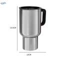 Heating Mug Cup Travel Kettle 12V 0.48L Daily Use. 
