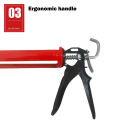 Glass Glue ° Rotating Multi-function Manual Caulking Glue Seals for Doors and Silicone Filling Hand Tools. 