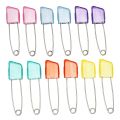 12 pieces Color assorted plastic head honeycomb fabrpieces Safety Pins For baby.. 