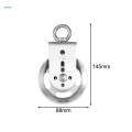 Bearing Pulley Wheel Pulley Systems Lifting Lightweight Lifting Wheels Cable Pulley for Snatch Hoist Wire Rope Crane Traction DIY Attachment. 