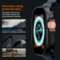 Glass+Cover For Smart Watch case 49mm Accessories All-Around PC Screen Protector Bumper Tempered cover HW8 ULTRA Z55 ULTRA T800 ULTRA Z59 ULTRA HW8 ULTRA MAX watch 8 Ultra case. 