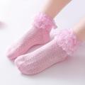 Baby Girl Socks Breathable Cotton Lace Ruffle Princess Mesh Socks Children Ankle Short Sock White Pink Yellow Girls Kids Toddler. 