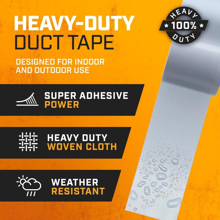 Duct%20Tape%20-%2048mm%20x%209m%20(2%20Inch)%20-%20Heavy%20Duty%20Gaffer%20Tape%20-%20Waterproof%20Adhesive%20Cloth%20Duct%20Tape%20-%20Grey%20Packing%20Cloth%20Book%20Binding%20Tape%20by%20ZinZen%20-%20Image%204