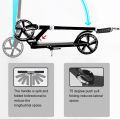 Foldable Adjustable Scooter with Handbrake Kick Scooter for Teens Adults Load 150kg Antislip Shock Absorption Stand Kick Scooter. 
