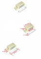 IVORY MAGNET CATCHES -SOLLER- 45mm. 