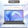 KUU YEPBOOK 15.6'' Laptop 19.8mm Ultra Thin, Intel N5095 4 Cores 2.0GHz, 16GB DDR4 512GB SSD, 1920x1080 16:9 FHD Screen, Fingerprint Unlock, 2.4/5GHz Dual Wi-Fi BT4.2 HD Camera, USB3.0x2 HDMI Micro SD Audio, Backlit Keyboard, Windows 11 Pro - EU Plug. 