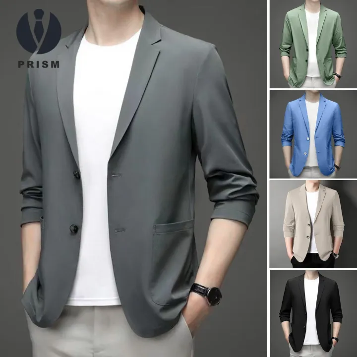Prism%20Men%20Lightweight%20Suit%20Coat%20Men's%20Formal%20Business%20Suit%20Coat%20Lapel%20Long%20Sleeve%20Jacket%20Anti-wrinkle%20Solid%20Color%20Cardigan%20Style%20Formal%20Occasion%20Suit%20Coat%20-%20Image%205