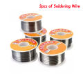 3pcs 0f 1.0mm 60/40 FLUX 2.0% Tin Lead Tin Wire Melt Rosin Core Solder Soldering Wire Roll 40g. 