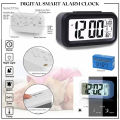 Optically Controlled Liquid Crystal Device Digital Alarm Clock LCD Display  with Automatic Sensor Back Light Night Calendar. 