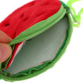 1Pc Cute Fruit Shape Plush Coin Purse Watermelon Pineapple Orange Strawberry Purse Bag Keychain Pocket Kid's Coin Pouch Wallet. 