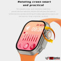 T20 Ultra 2 Smart Watch 2024 Big Screen 2.09 Four Stripes Watch,  4-in-1 set Bluetooth call watch heart rate sports. 