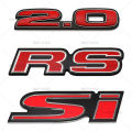 Car SI Car Logo 2.0 Displacement badge For Honda Civic RS Labeling. 
