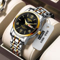Original Swiss Automatic Mechanical Watch Waterproof Watch Men's Business Casual Luminous Calendar Imported Famous Watch. 