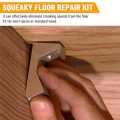 Floor Repair Kit No More Squeaking Kit Eliminates Floor Squeaks Fits Most Carpet Hardwood Floors, for Fix Flooring,12Pcs. 