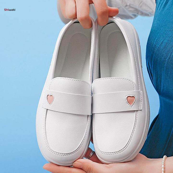 Women's%20Nursing%20Shoes%20PU%20Leather%20Flat%20Nursing%20Shoes%20Nurse%20Loafers%20Breathable%20White%20Working%20Shoes%20Walking%20Shoes%20for%20Restaurant%20Workers%20Office%20-%20Image%202