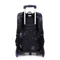 School Bag With Wheels School Rolling Backpack Wheeled Bag Students Kids Trolley Bags For Boys Travel Luggage with Lunch Box. 