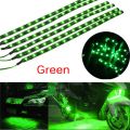 【yellow 6PCS Waterproof 12V Motor LED SMD Underbody Strip Light for Car Motorcycle Beautiful Decorative Soft. 