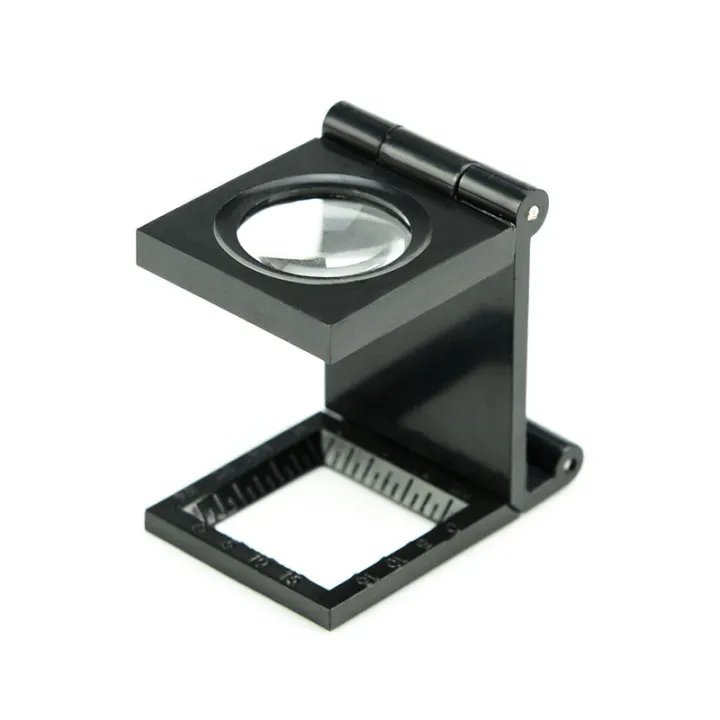 Magnification 8x Folding Linen Tester Cloth Thread Counter Magnifying ...