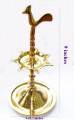 Brass Oil Lamp | Traditional Kukula Pahana Small Size | Brassware. 