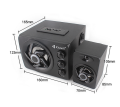 Kisonli 2.1 Sound USB Stereo Trolley speaker Karaoke Multimedia Amplifier BT Speaker(null). 