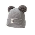 Adorable Knitted Baby Hat with Pompon for Boys and Girls. 